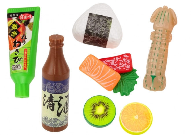Sushi tilbehør Rejesæt til børn Legetøj 22 dele.