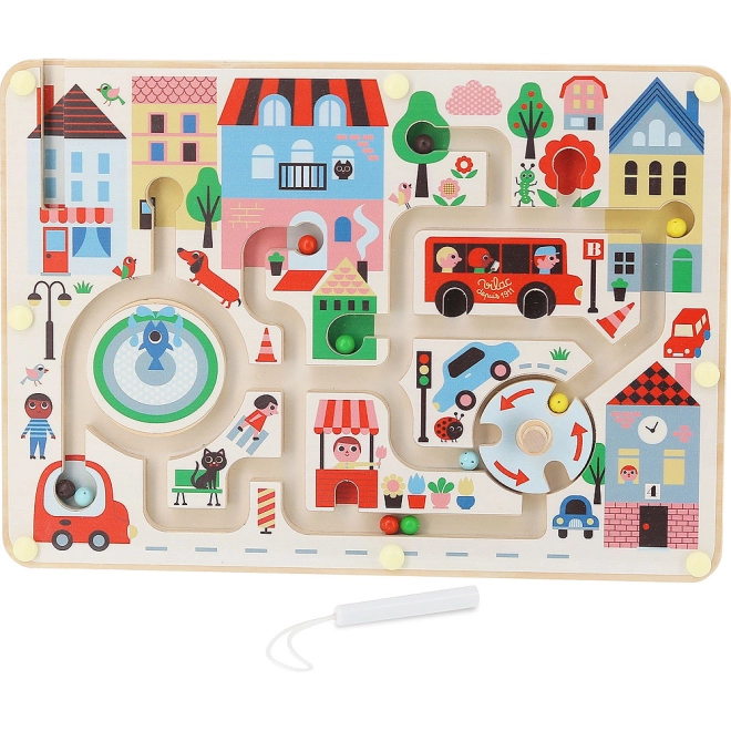 Søde byillustrationer