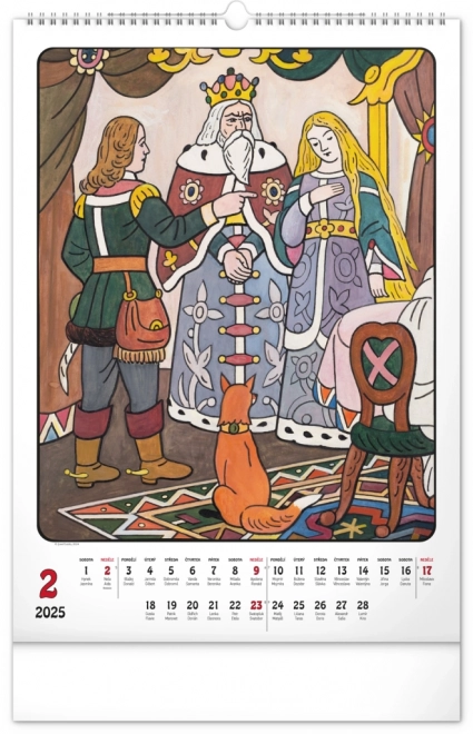 Vægkalender Josef Lada 2025, 33 × 46 cm