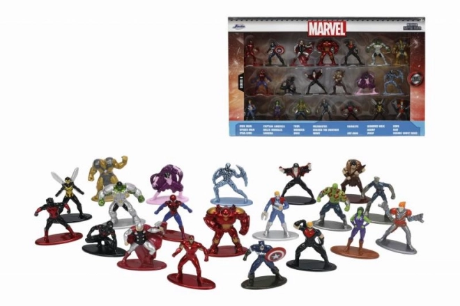 Metal Nano samlerfigurer fra Marvel 20stk