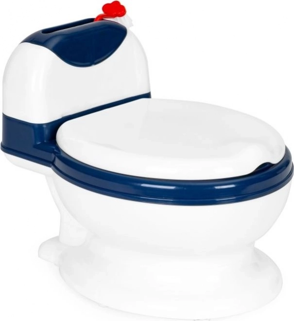 ECOTOYS Potte - Børne toilet - hvid, blå