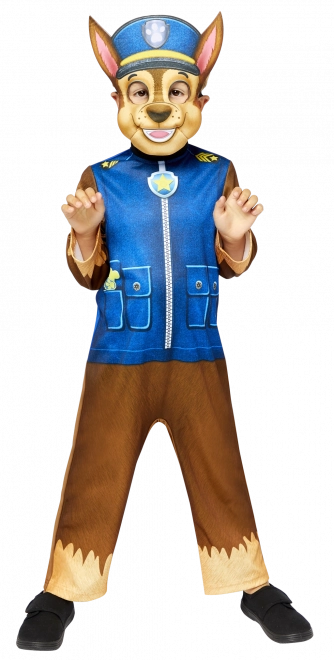 Paw Patrol Kostume - Chase, 3-4 år