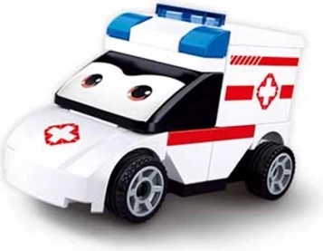 Sluban optræksbil Ambulance med øjne