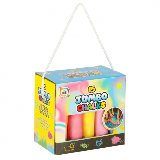 Tykt Kridt Jumbo 15 stk.