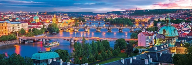 EUROGRAPHICS panoramapuslespil Prag, Tjekkiet – 1000 brikker