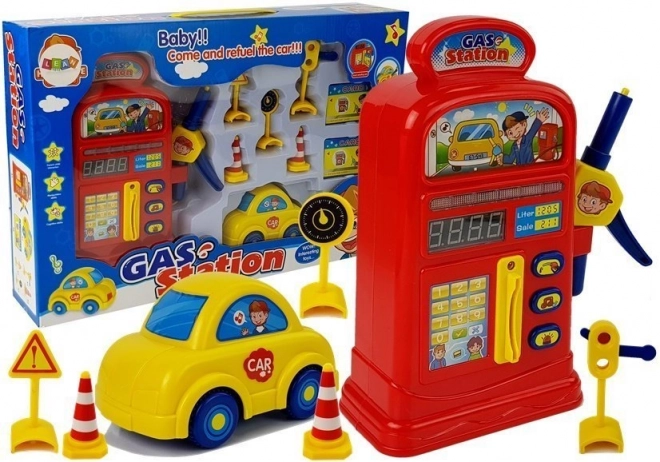 Tankstation Truck Set Trafikskilte Lyd og Lys