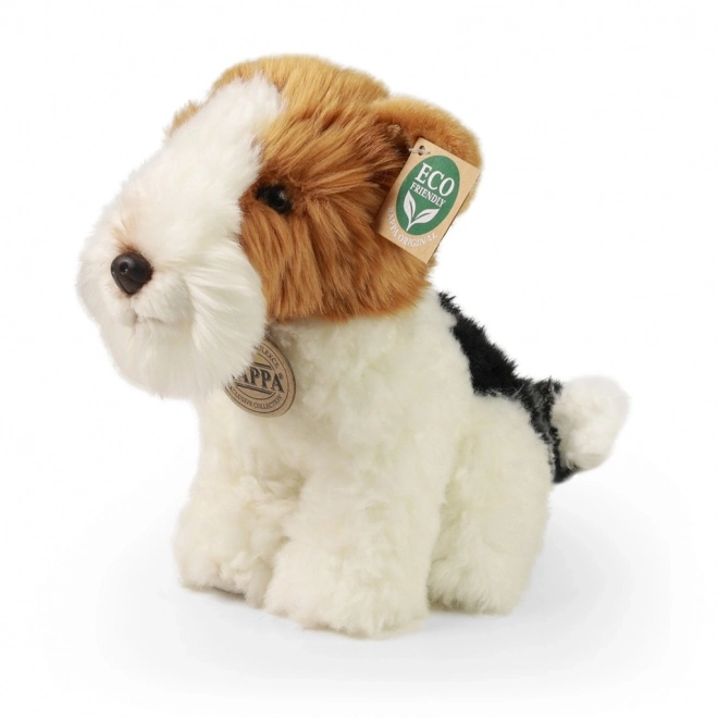 Plys hund Foxterrier 18 cm MILJØVENLIG