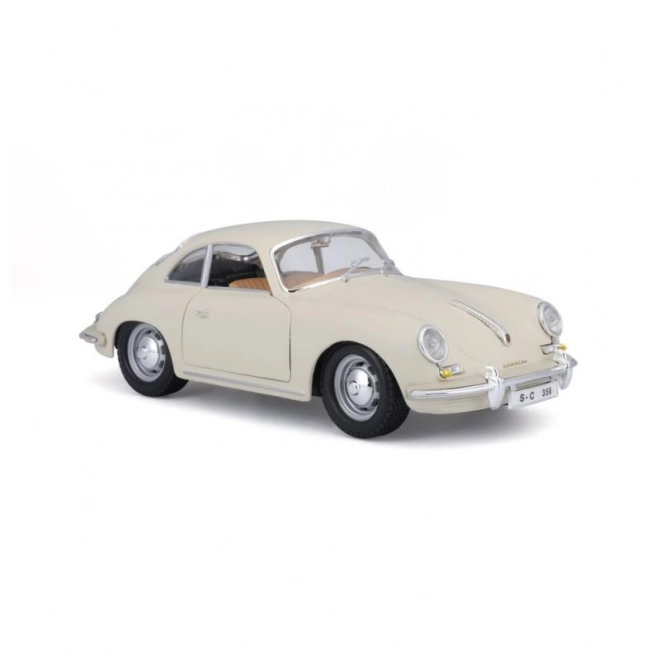 Bburago 1:24 Porsche 356B Coupe (1961) Elfenben