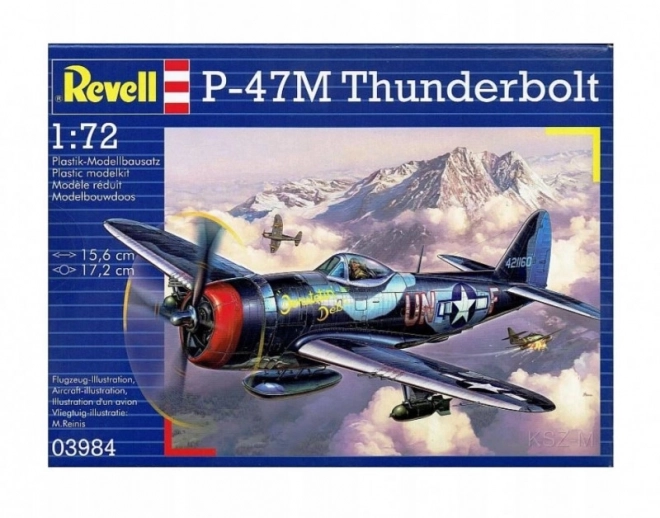 Model til samling P-47 Thunderbolt