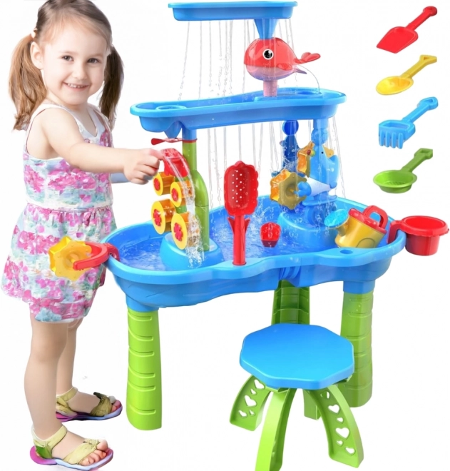 Woopie vand- og sandbord XL, 37 dele