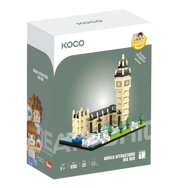 Byggesæt KOCO Big Ben 523 dele