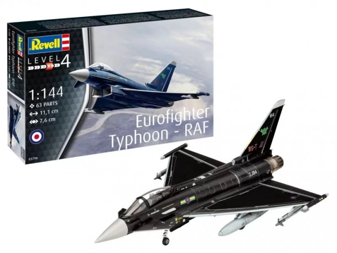 Plastikmodel af Eurofighter Typhoon RAF 1/144