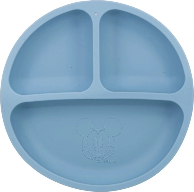 Silikone-tallerken med Mickey Mouse-motiv
