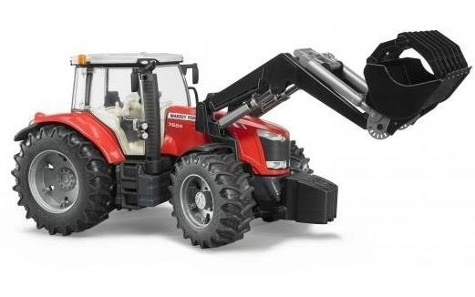 Bruder Traktor MASSEY FERGUSON 7624 med frontlæsser