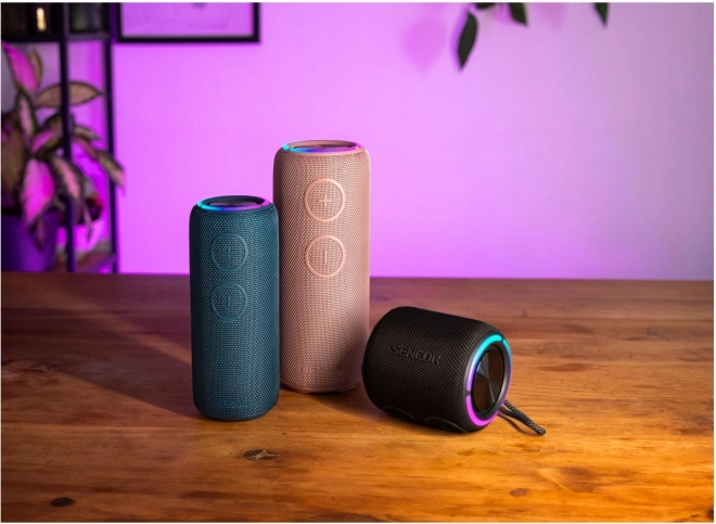 Trådløs Bluetooth højttaler Sencor Sirius 2 med LED-belysning og TWS-funktion