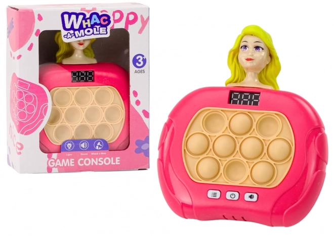 Spil Pop-It Wac A Mole Dukke Lys Lyde Pink