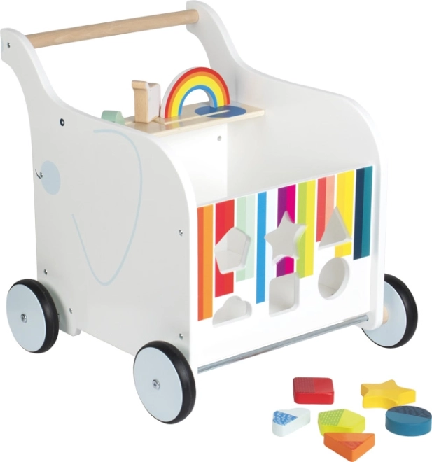 Trægåvogn Toy Box Elephant fra Small Foot
