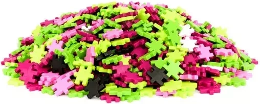500 farverige dele til uendelig kreativitet