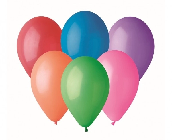 Ballon/Blærer oppustelige 13" 33cm 50 stk i pose karneval