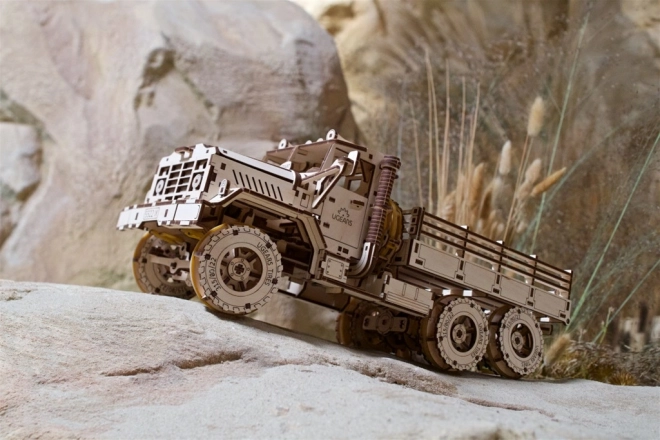 Ugears 3D træ mekanisk puslespil Lastbil CARGO