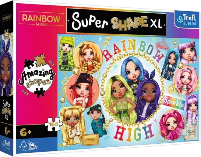 Puslespil XL Super Shape 160 brikker – RAINBOW HIGH