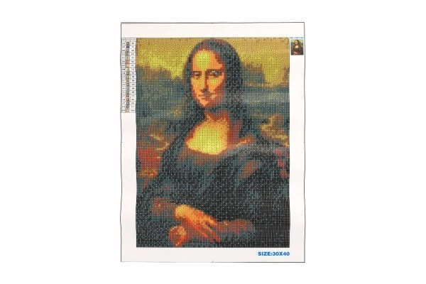 Sæt til diamant-maleri - Mona Lisa