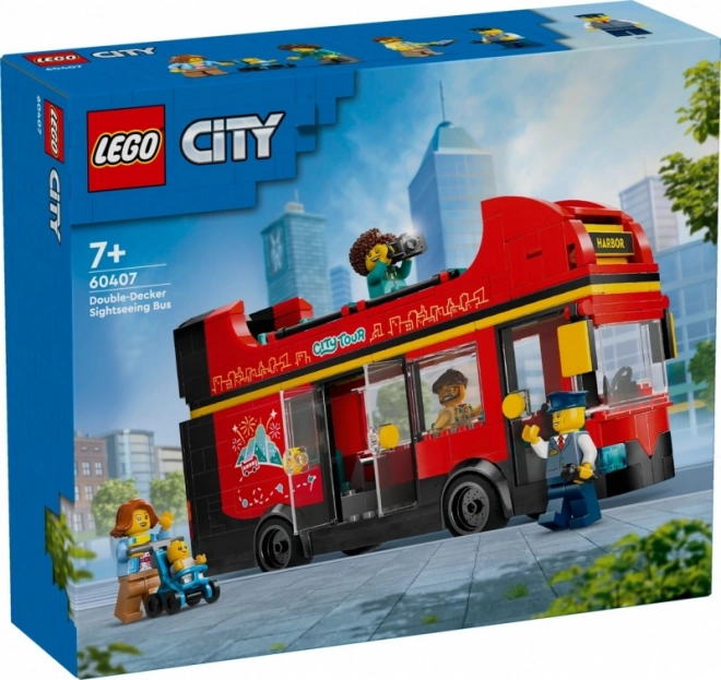 LEGO City 60407 Rød dobbeltdækker sightseeingsbus