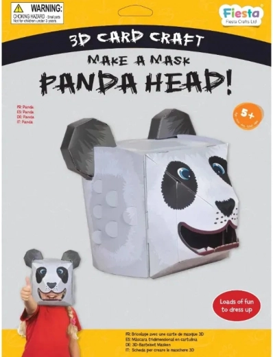 Fiesta Crafts Kreativ sæt 3D maske panda