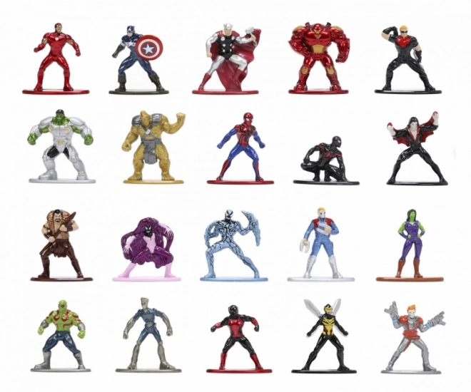 Metal Nano samlerfigurer fra Marvel 20stk