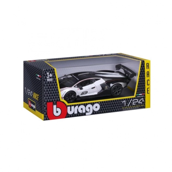 Bburago 1:24 Race Lamborghini Essenza SCV12 – Hvid
