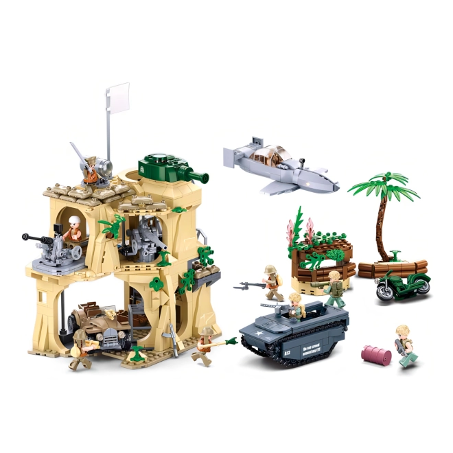 9 bevægelige minifigurer med rigt tilbehør