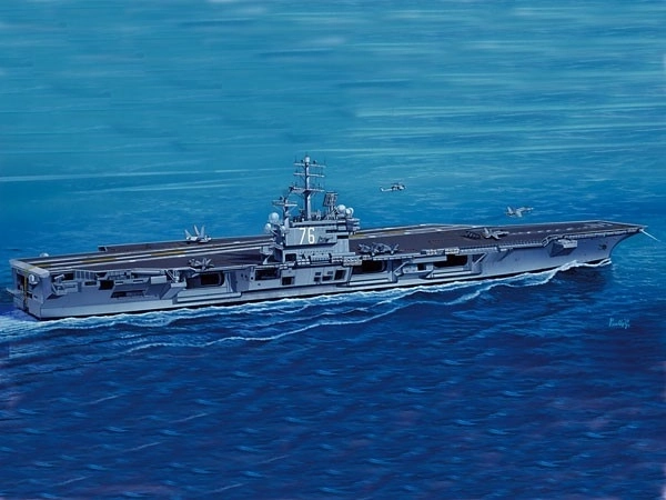 Plastiksæt af hangarskibet USS Ronald Reagan