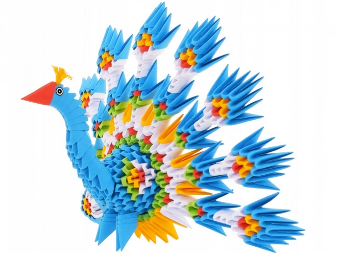 Kreativ Origami 3D Påfugl af Alexander
