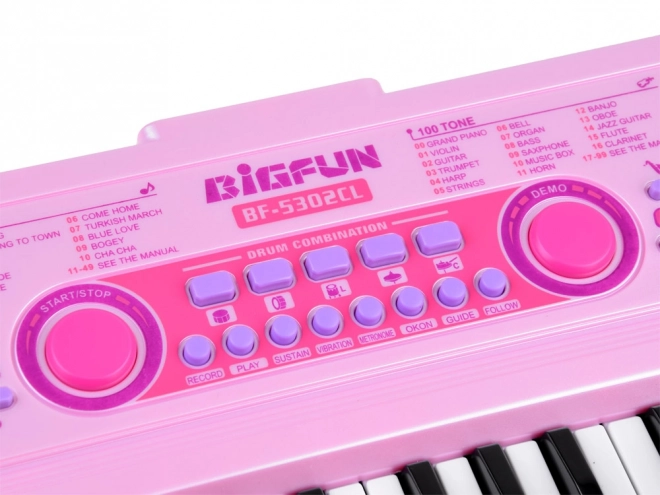 Keyboardorgel med belyste taster IN0151