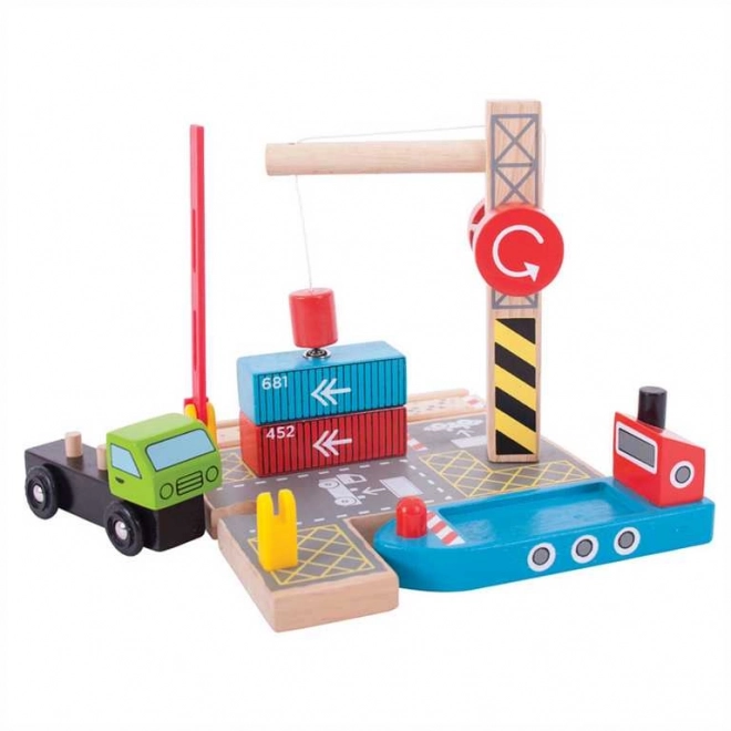 Bigjigs Rail Containerterminal