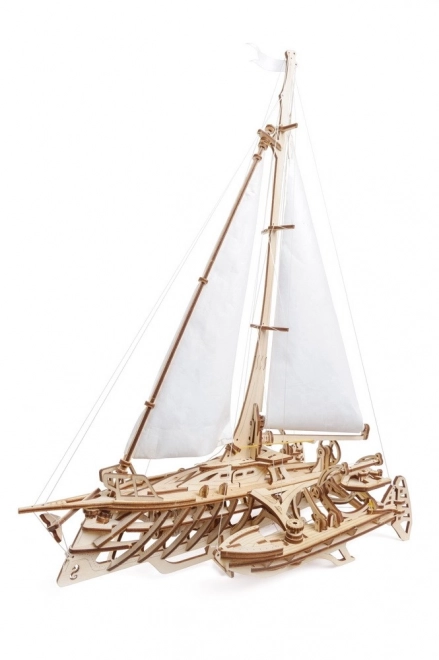 Ugears 3D puslespil - Log Trimaran Merihobus 237 dele