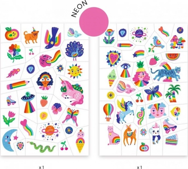 DJECO Tatoveringer Regnbue