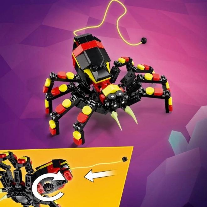 Lego Creator Vilde Dyr Edderkopp med Net