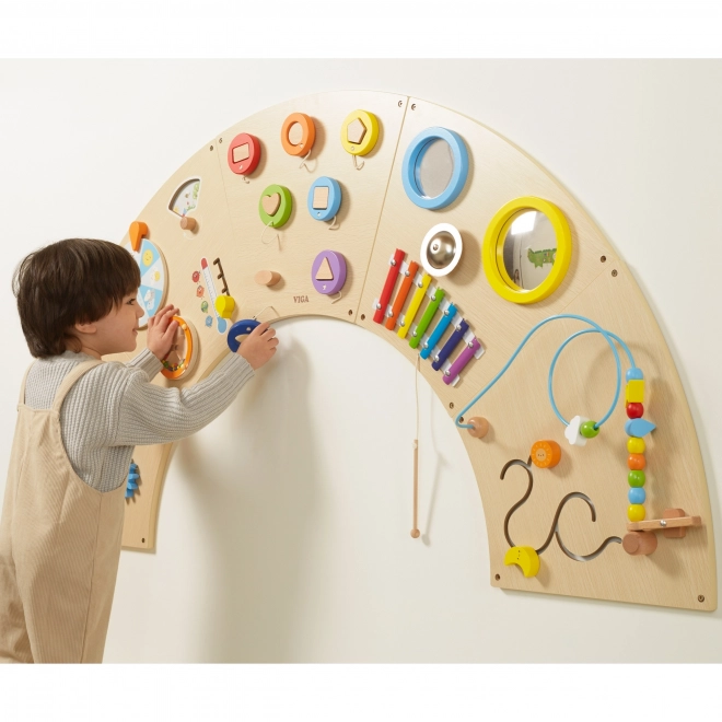 VIGA vægmonteret manipulationsplade Luk Montessori