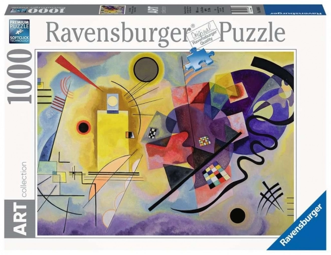 Puzzle Kunst Samling Gul, Rød, Blå 1000 brikker fra Ravensburger