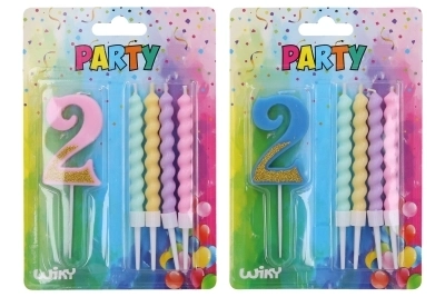 Festlys nummer 2 + 4 stk. lys