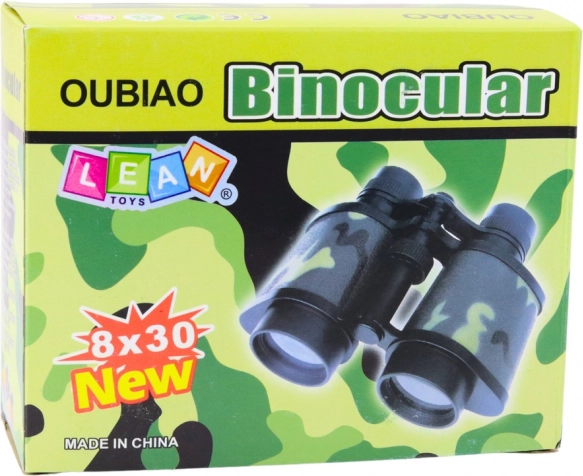 Børnekikkert i camouflagedesign 8x30