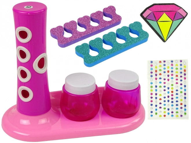 Neglemalingssæt Nail Glitter Dispenser Neglelak Klistermærker