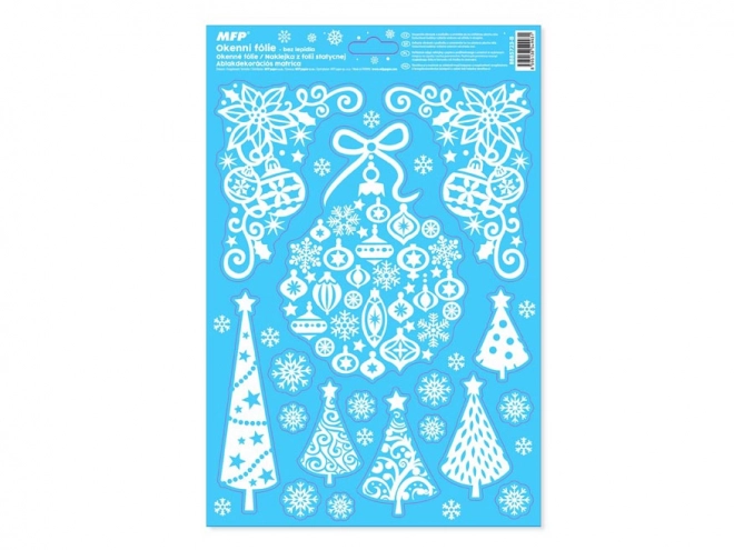 Julevinduesfolie Glitr 20x30 cm