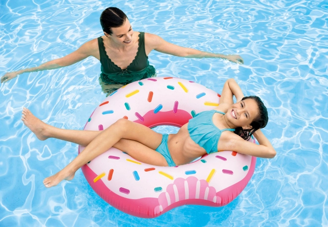 Oppustelig donut-ring 1,07m x 99cm