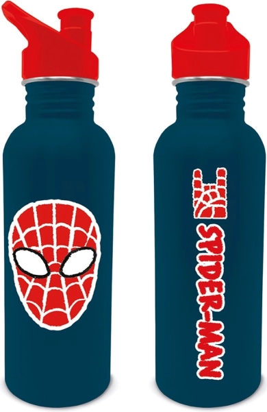 Flaske med Spiderman Sketch-motiv