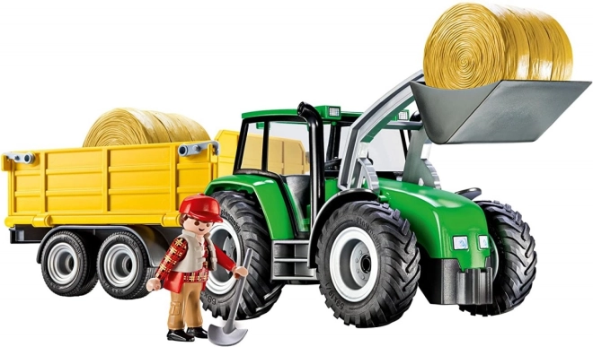 Sæt af figurer land 9317 Traktor med trailer