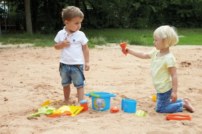 Sæt til sandmadlavning 14stk i net 30x22x20cm 24m+