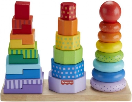 Træsorteringstårn FISHER-PRICE til småbørn