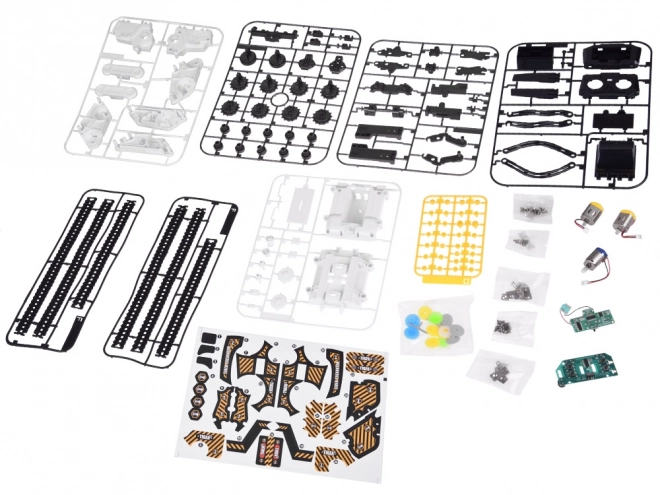 176-dele RC0665 Sæt med fjernbetjening 4 i 1 til foldbare byggemaskiner
